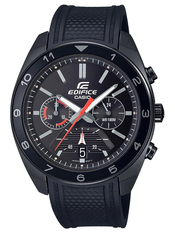 Casio Heren Kwartshorloge Casio Edifice, zwart