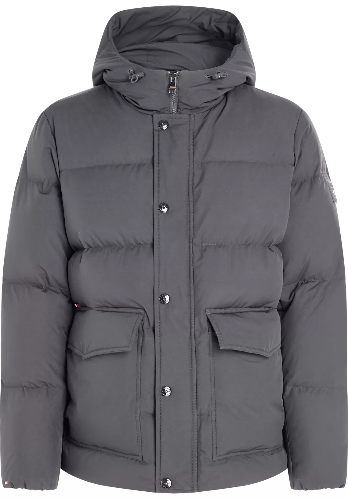 Tommy Hilfiger DOWN HOODED JACKET Quilted jacket, grey