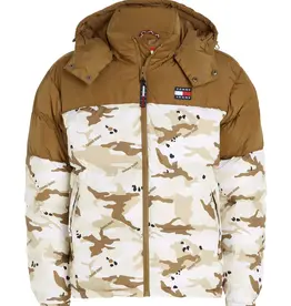 TOMMY JEANS CLBK AOP ALASKA PUFFER Quilted jacket, brown