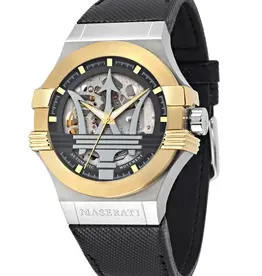 Maserati Potenza Automatisch Herenhorloge, zilver/goud