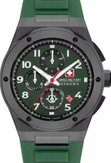 Swiss Military Hanowa Chronograaf Herenhorloge, zwart/groen