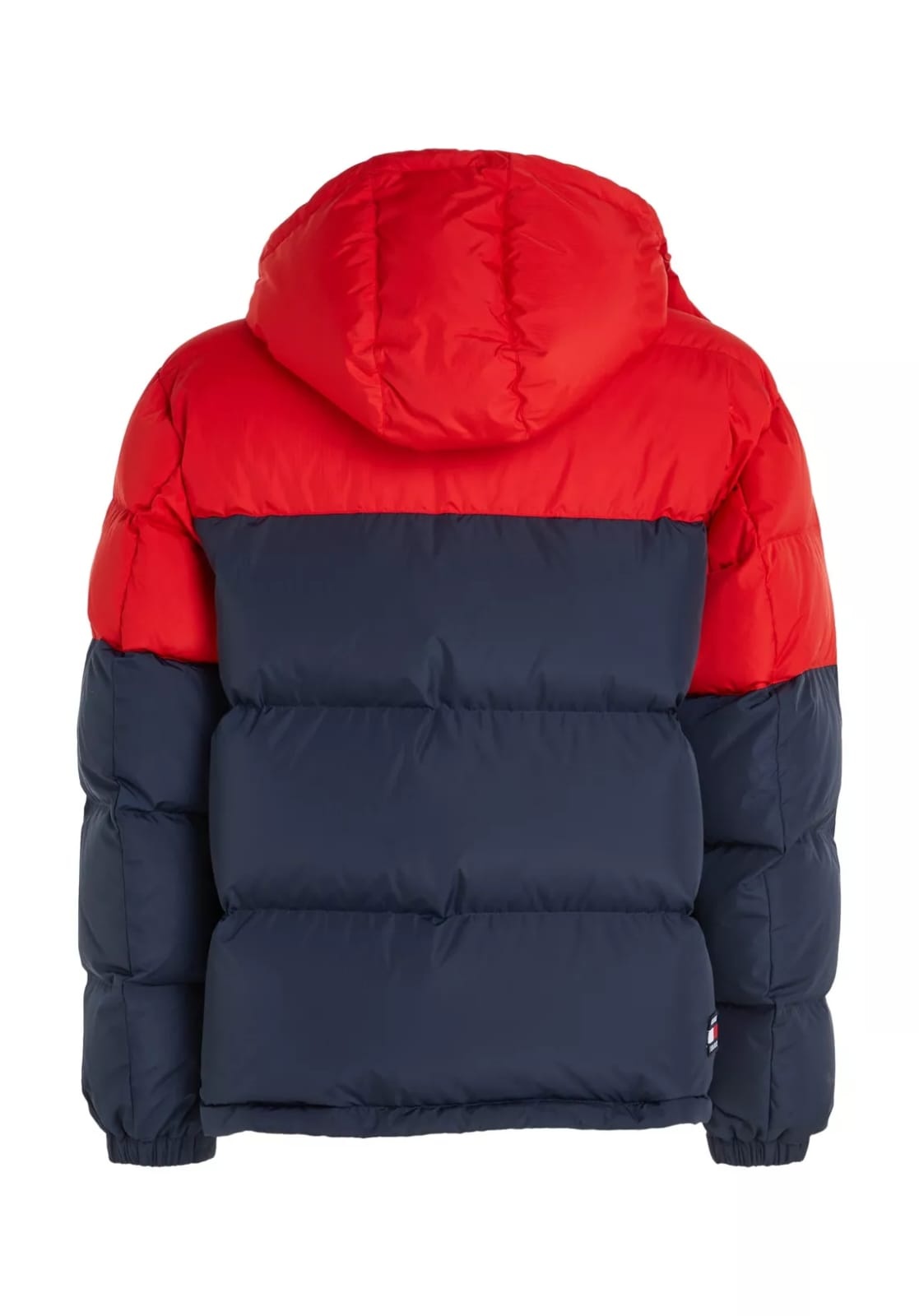 Tommy Jeans Men's Jackets Tjm Archive Colorblock Puffer,red/blue