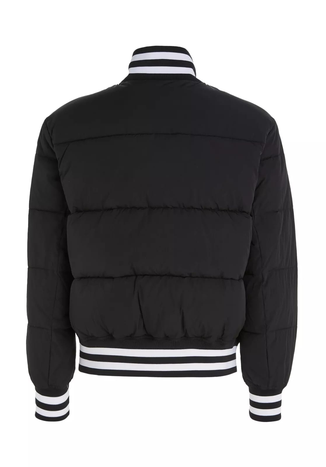 TOMMY JEANS Men's Quilted Jacket, Black