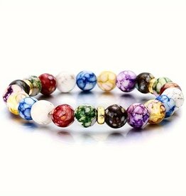 Beautiful Unisex Handmade Chakra Reiki Bracelet, multi