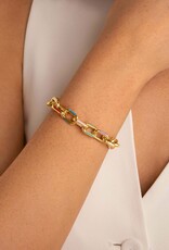 Singularu RAINBOW LINK Women's BRACELET, gold coloured