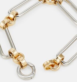 Laura Lombardi BRACELET, silver-gold coloured