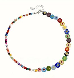 Amore Unisex Beaded Necklace, Multi