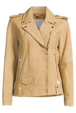 Tommy Hilfiger  Dames Icon suede biker jacket, bruin