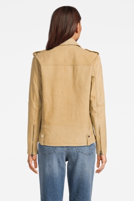 Tommy Hilfiger  Dames Icon suede biker jacket, bruin