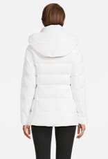 Tommy Hilfiger Down Hooded Dames Winterjas, wit