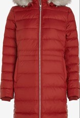 Tommy Hilfiger Women's Quilted Winter Jacket, burgundy-red