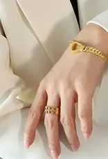 Laura Lombardi Women's BRACELET, gold coloured
