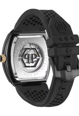 Philipp Plein automatische Skeleton Heren horloge, zwart