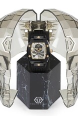 Philipp Plein automatische Skeleton Heren horloge, zwart