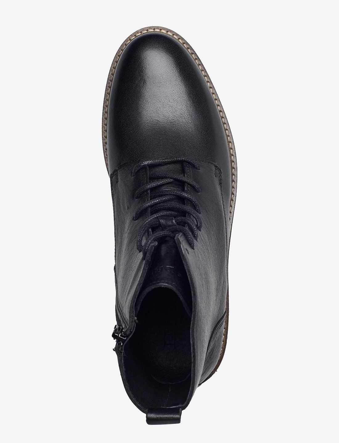 Les Deux Troy Combat Boot Heren Veter schoenen, zwart
