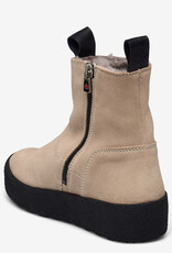 Canada Snow Quebec Platte Dames enkellaarzen, beige
