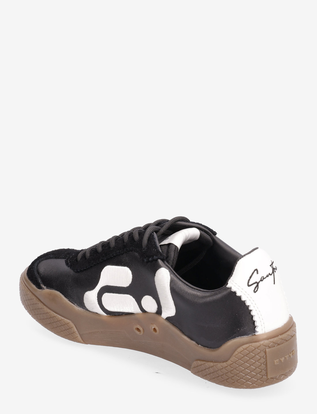 EYTYS Santos Leather Dames Lage Sneakers, zwart