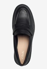 Clarks Dames Parker Loafer Instappers, zwart