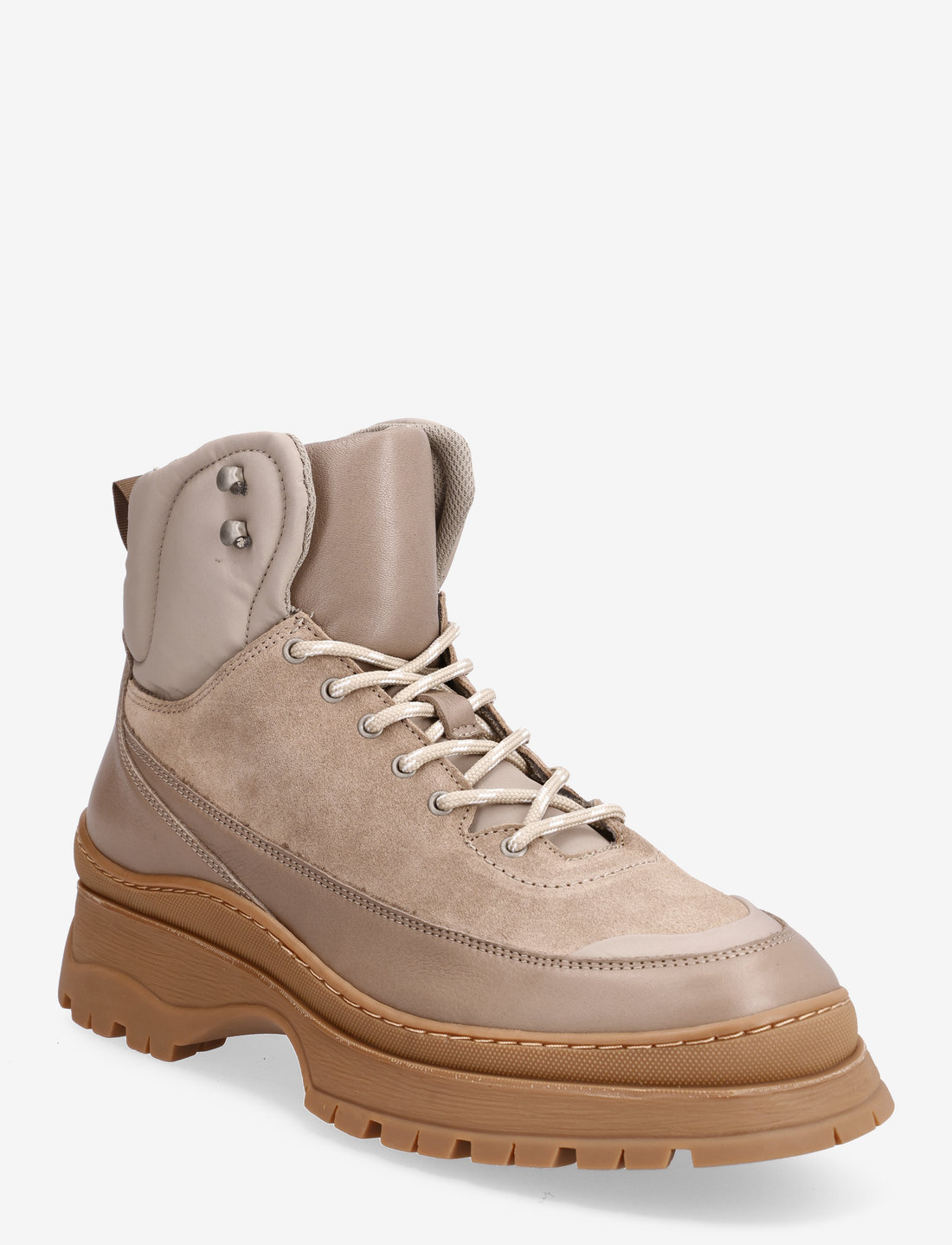 Matinique Heren Veterschoenen, taupe