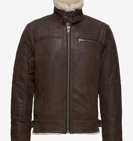 Jofama Axel Suede Jacket, donkerbruin