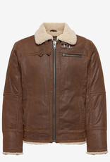 Jofama Axel Heren Leren Jacket, bruin