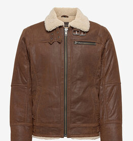 Jofama Axel Leren Jacket, bruin