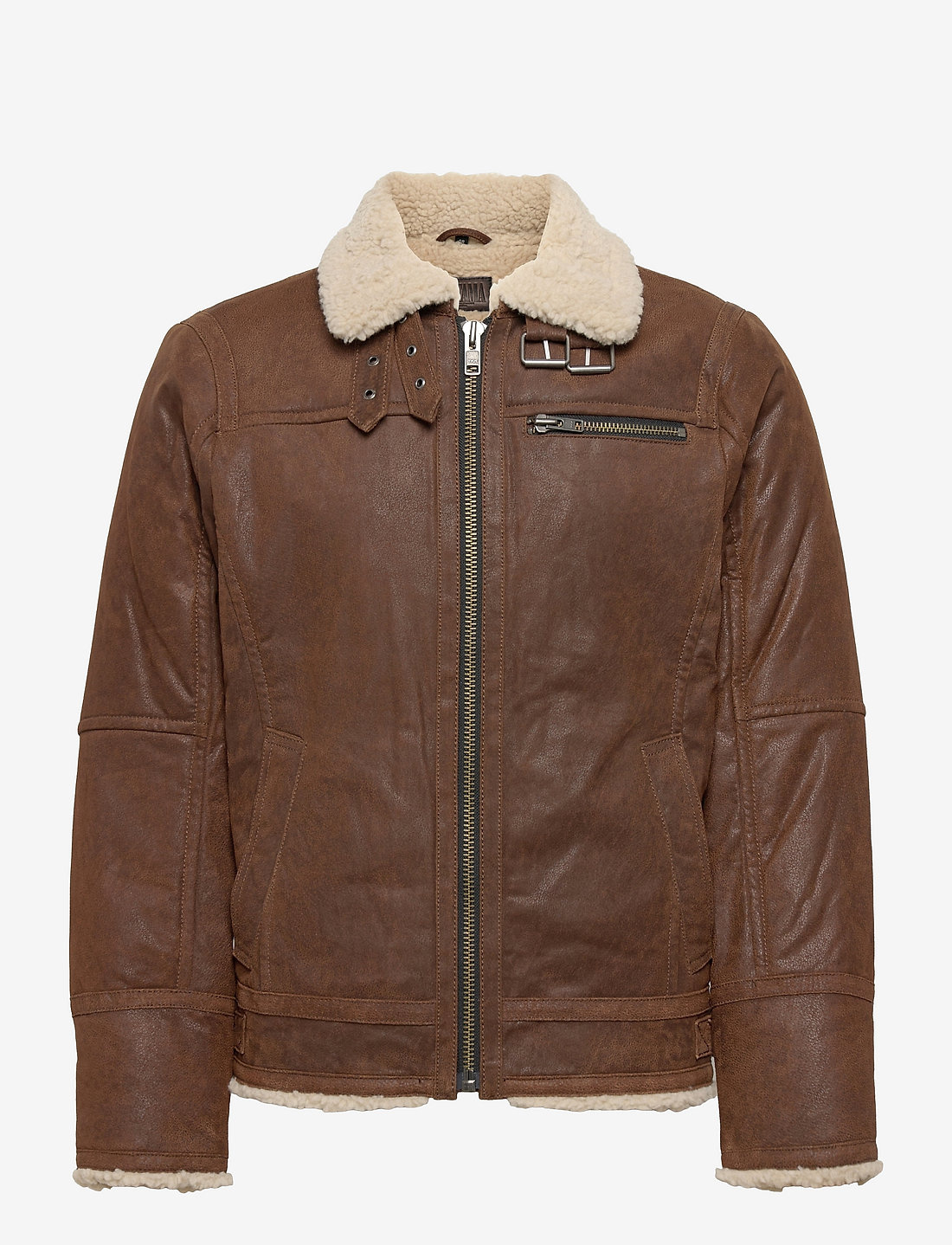 Jofama Axel Heren Leren Jacket, bruin