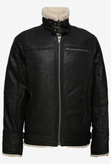 Jofama Axel Heren Leren Jacket, zwart