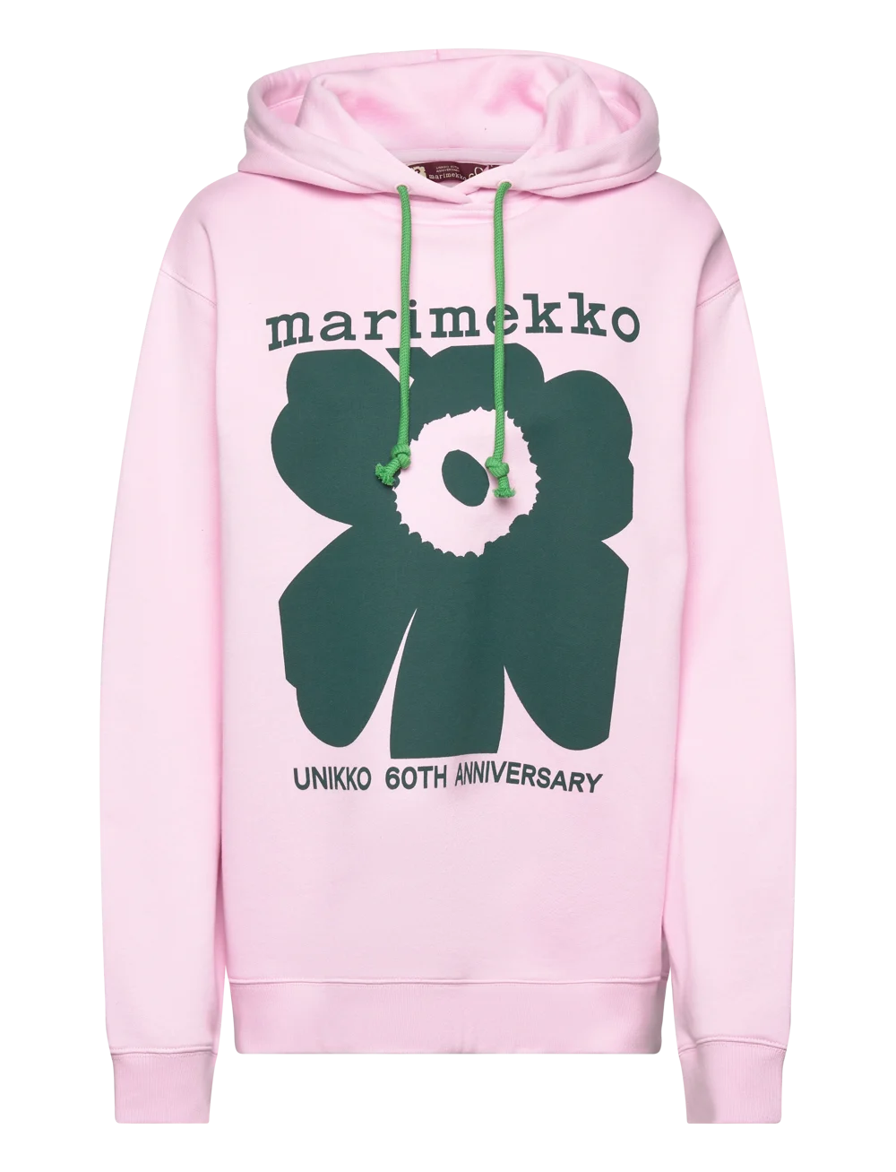 Marimekko Luuppi French Dames Hoodie, roze