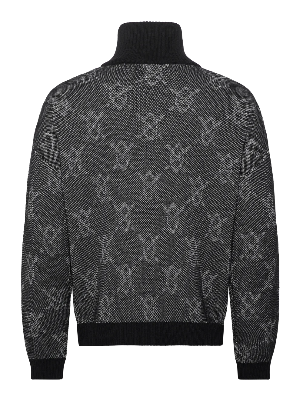 Daily Paper Gebreide Heren Sweater, zwart