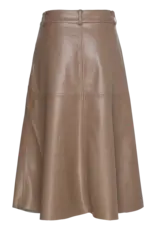 Bruuns Bazaar Dames  Midi Rok, bruin