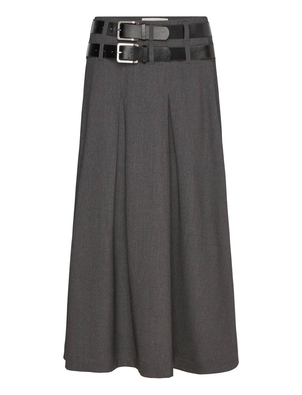 Copenhagen Muse Dames Midi Rok, grijs