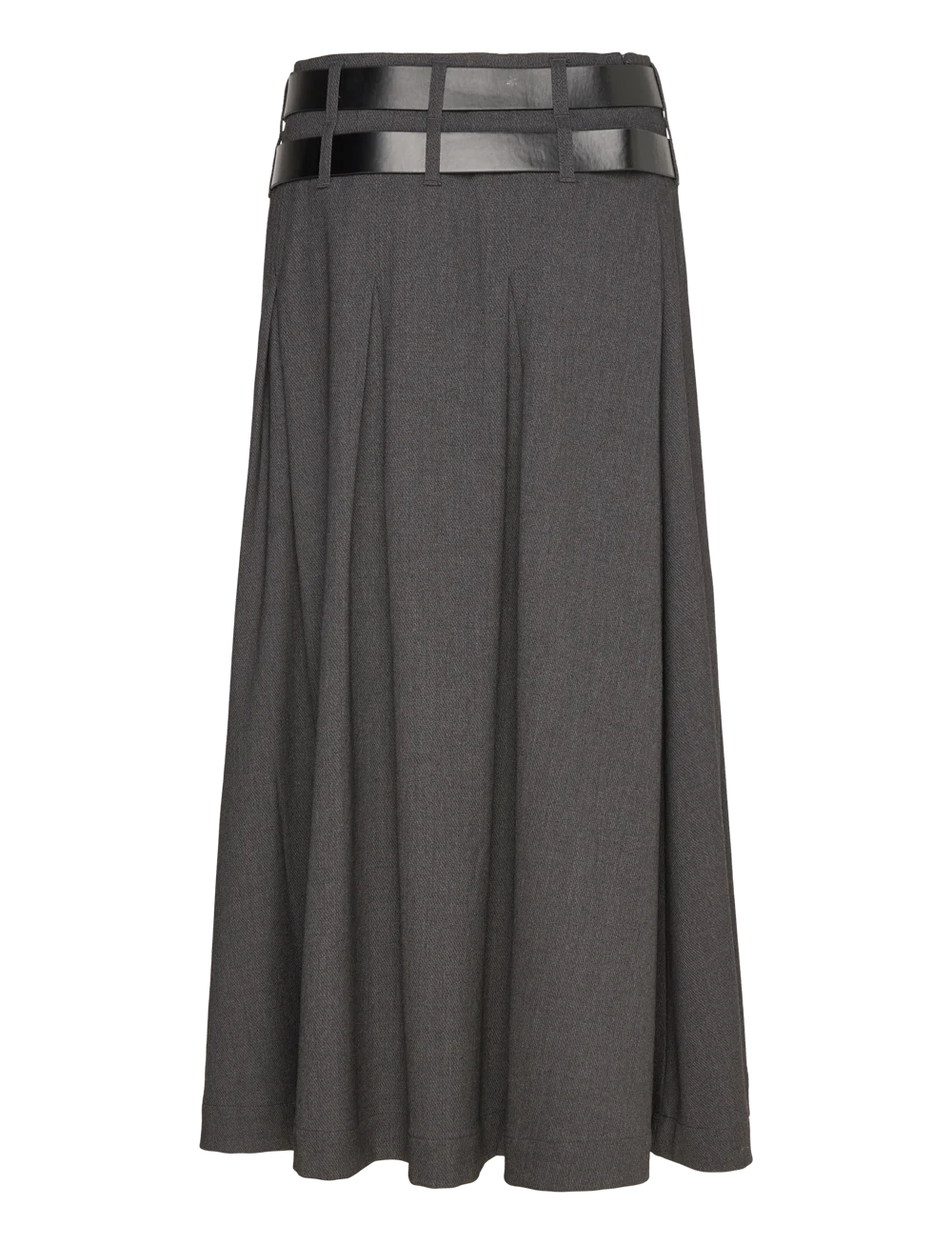Copenhagen Muse Dames Midi Rok, grijs