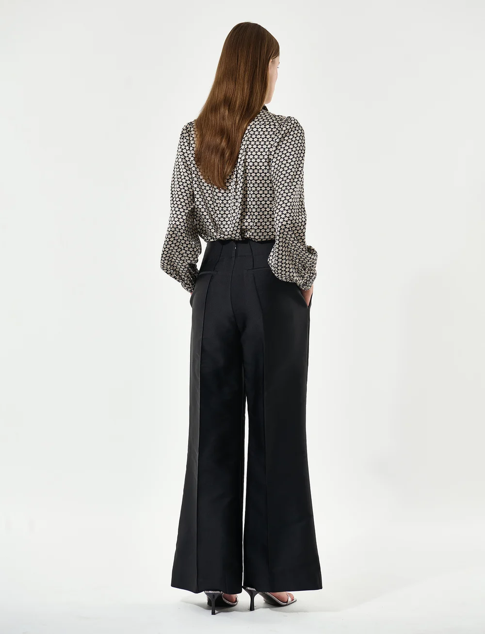 Dea Kudibal Zijden Dames blouse, grijs