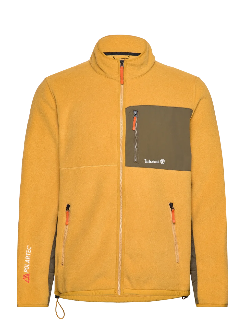 Timberland Fleece Heren sweater, mosterdgeel