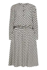 Tommy Hilfiger Dames MIDI-JURK met Zigzag Taille, multicolor