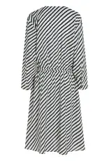 Tommy Hilfiger Dames MIDI-JURK met Zigzag Taille, multicolor