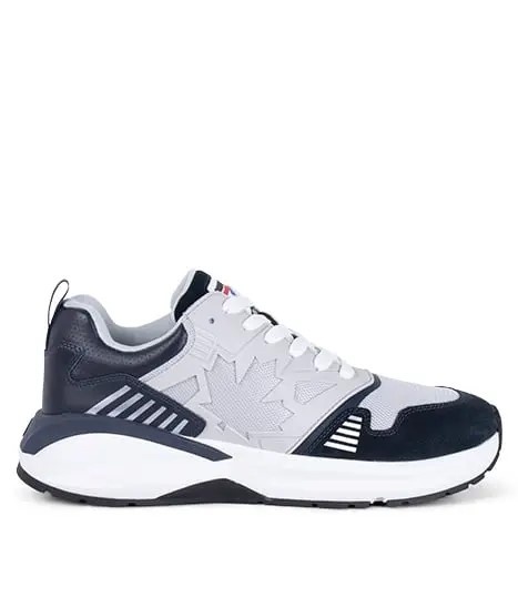 Dsquared2 Heren ICON Sneakers, zwart/wit