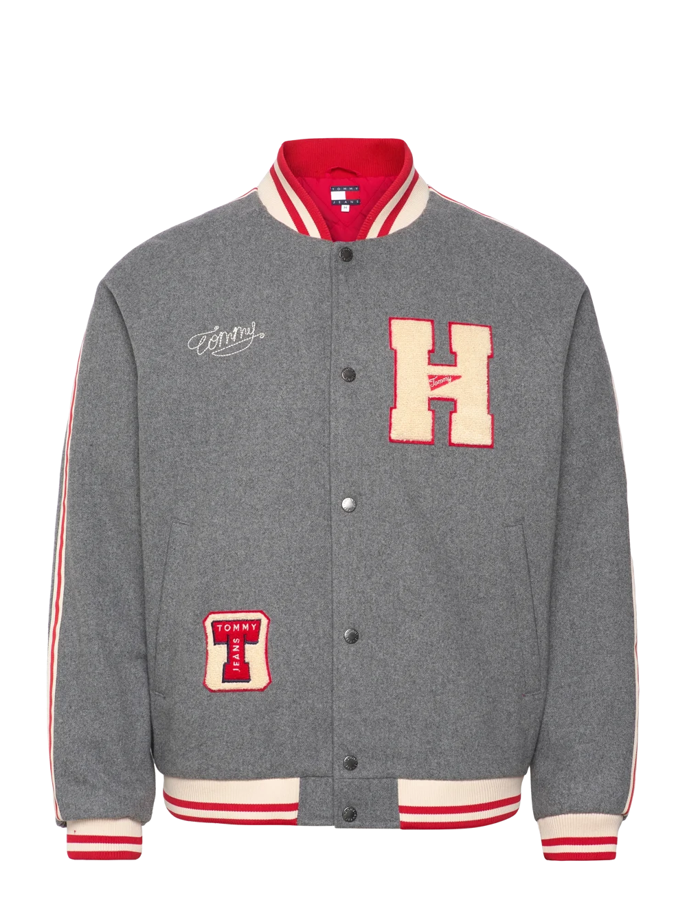 Tommy Hilfiger Heren Bomberjacke, grijs
