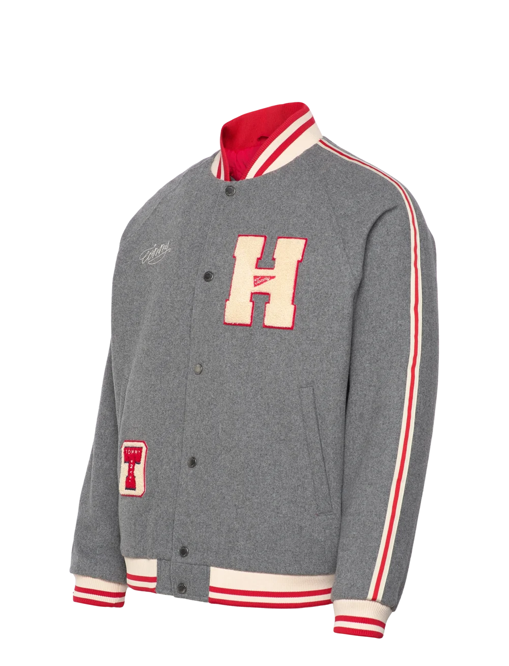Tommy Hilfiger Heren Bomberjacke, grijs