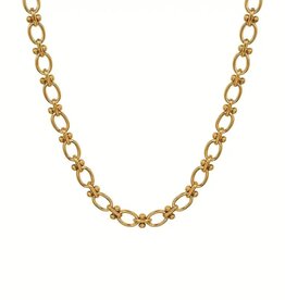 SOHI Ontwerp RVS O-vormige ketting, goudkleurig