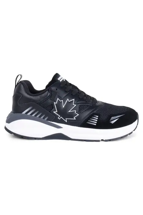 Dsquared2 Heren Lace-Up Low Top Sneakers, zwart