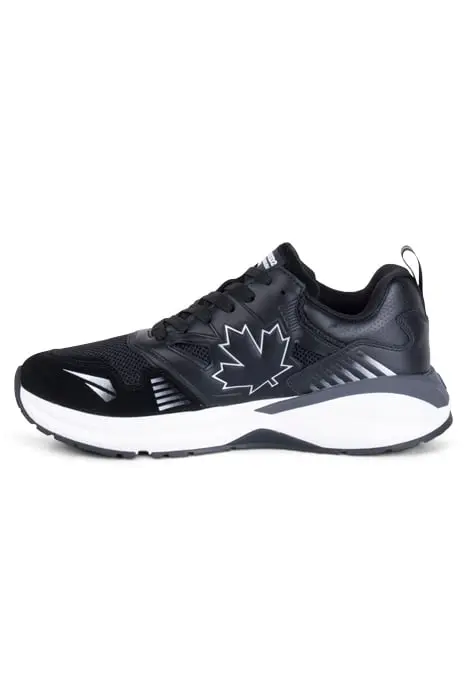Dsquared2 Heren Lace-Up Low Top Sneakers, zwart