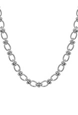 SOHI Ontwerp RVS O-vormige Dames Ketting, zilverkleurig