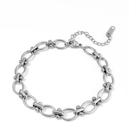 Modeste Goldplated Armband, Zilverkleurig