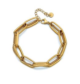 SOHI 18K verguld Meerlaagse Armband EVERLY, goudkleurig