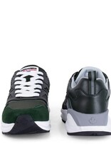 Dsquared2 - Heren Lace-Up Low Top Sneakers, zwart/groen