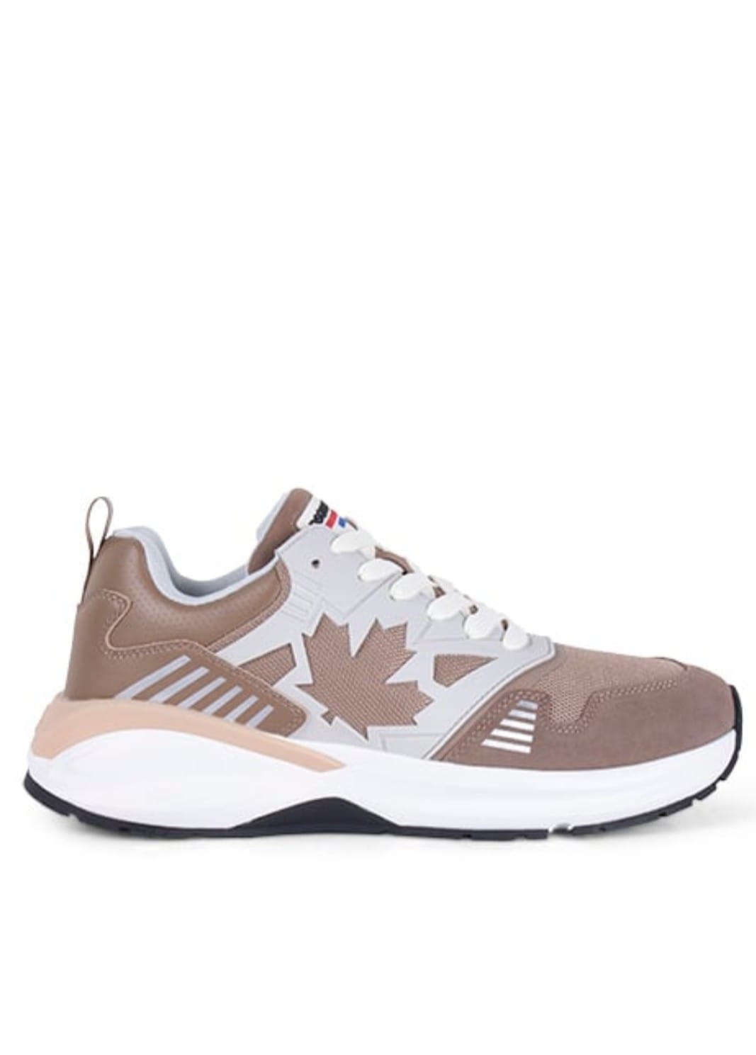 Dsquared2 - Heren Lace-Up Low Top Sneakers, beige