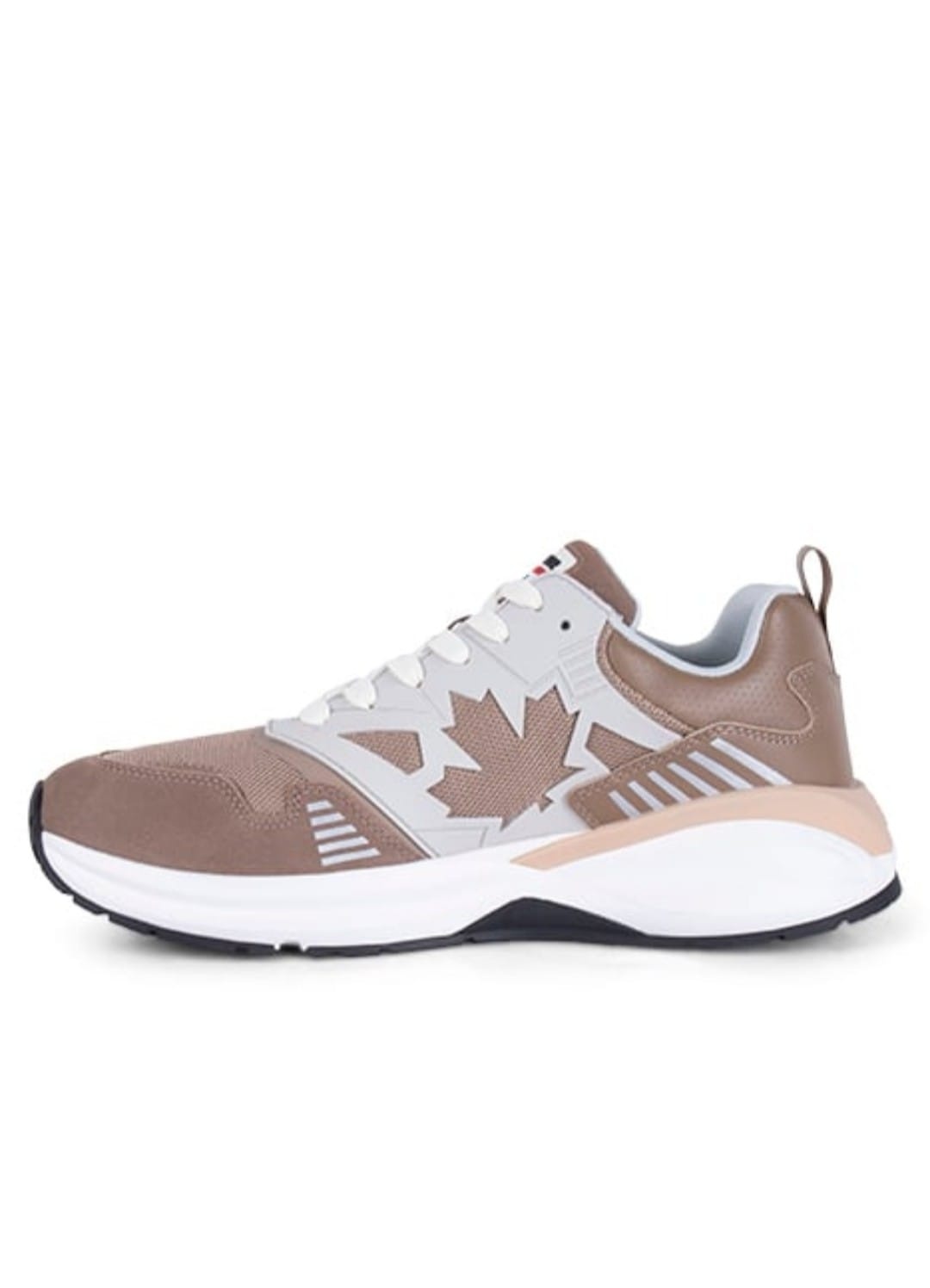 Dsquared2 - Heren Lace-Up Low Top Sneakers, beige