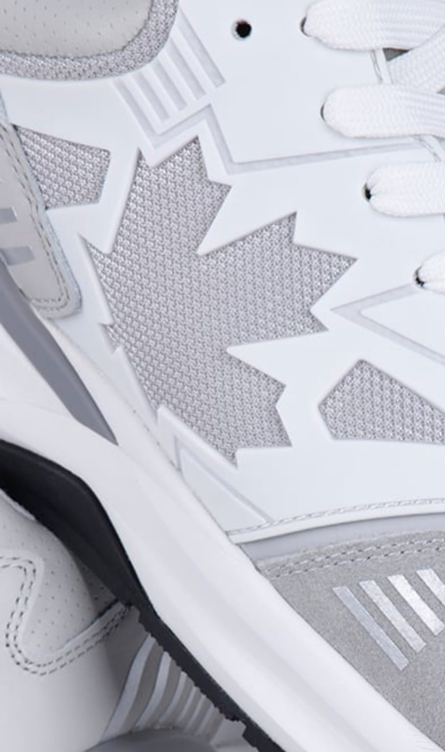 DSQUARED2 Heren Sneakers, wit/grijs